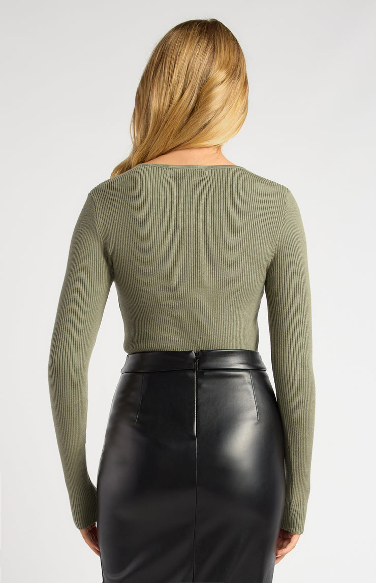 Samson Knit Top - Khaki