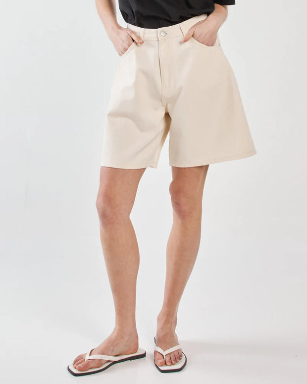 Sabine Denim Shorts - Parchment Wash