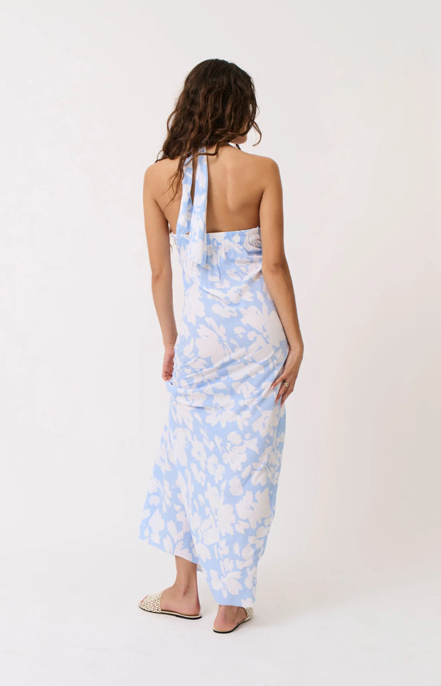 Sabrina Halter Dress - Floral Mist