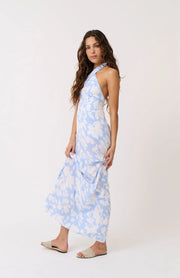 Sabrina Halter Dress - Floral Mist