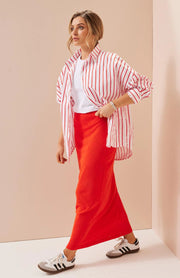 Sammie Knit Skirt - Sangria Knit
