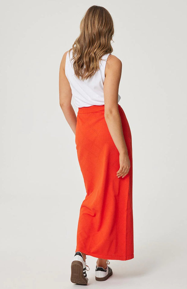 Sammie Knit Skirt - Sangria Knit