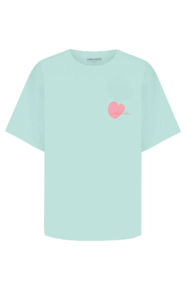 Self Love Club Tee - Mint/Pink