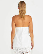 Seville Halter Vest - White