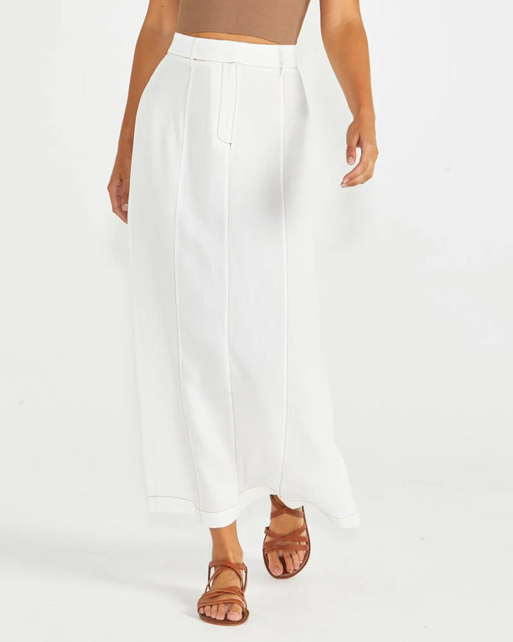 Seville Maxi Skirt - White