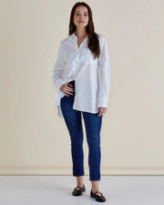 Shellie Poplin Shirt - White