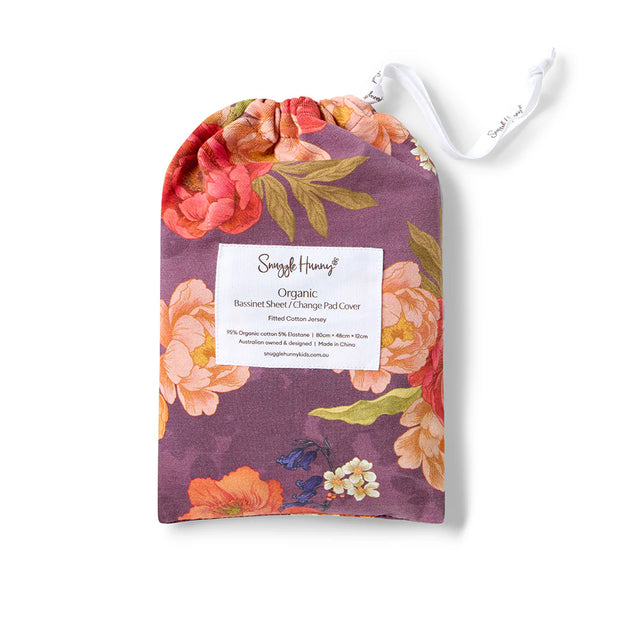 Fitted Bassinet Sheet | Change Pad Cover - Sienna