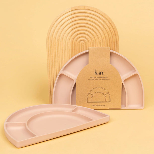 KiiN - Silicone Divided Plate - Blossom