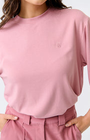 Solana Tee - Dusty Pink