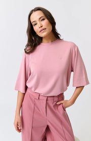 Solana Tee - Dusty Pink