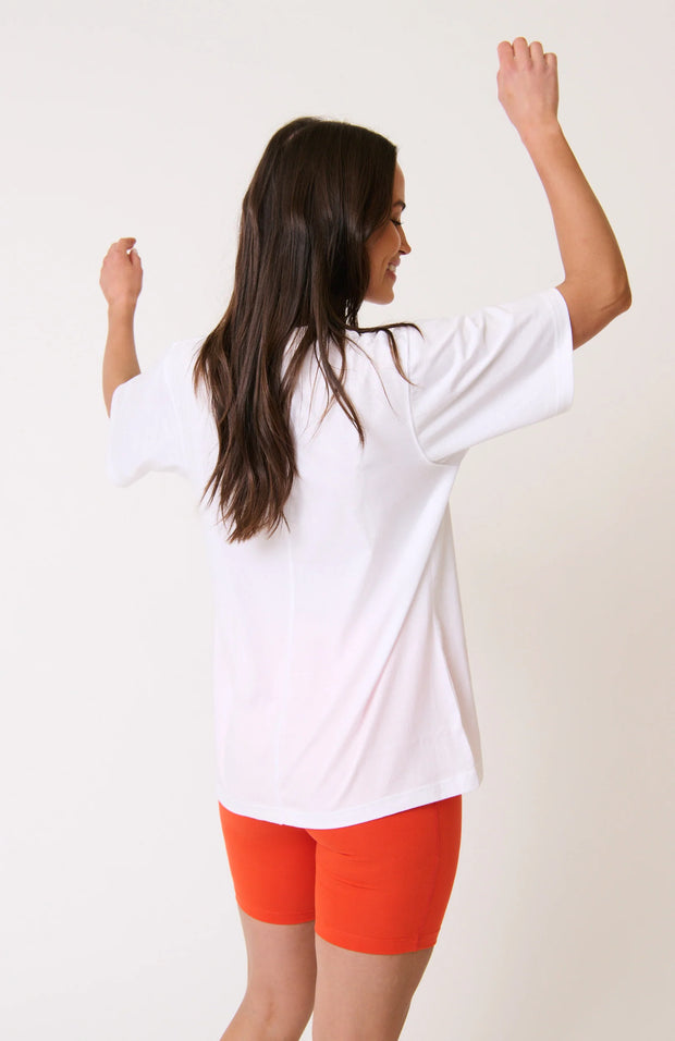 Sophie Tee- Bar/White