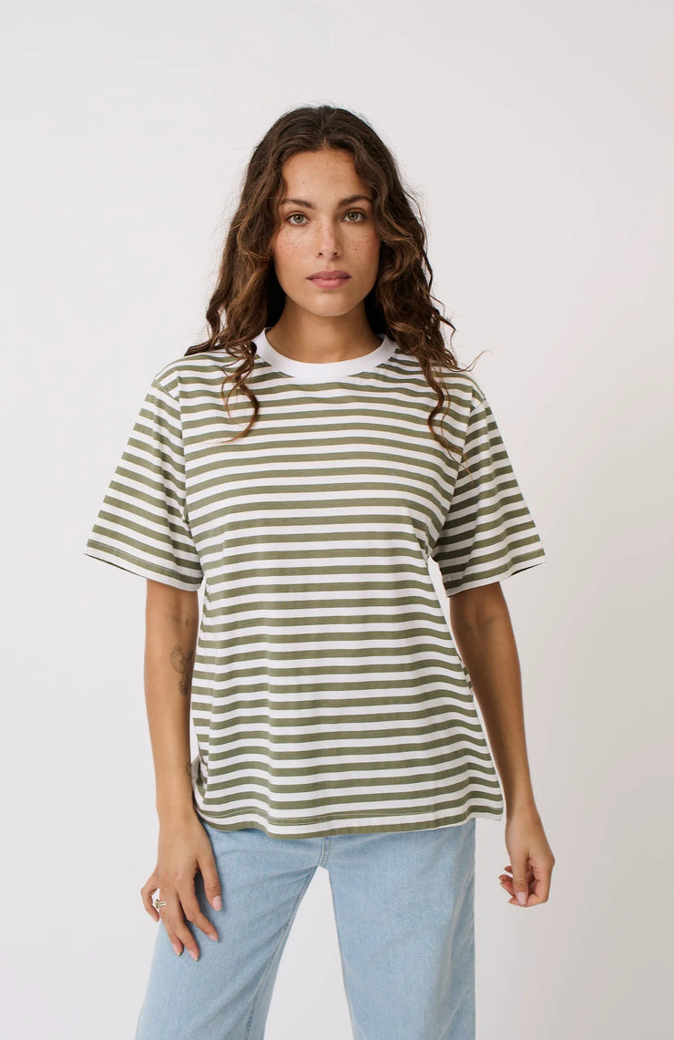 Sophie Tee -Palm Stripe