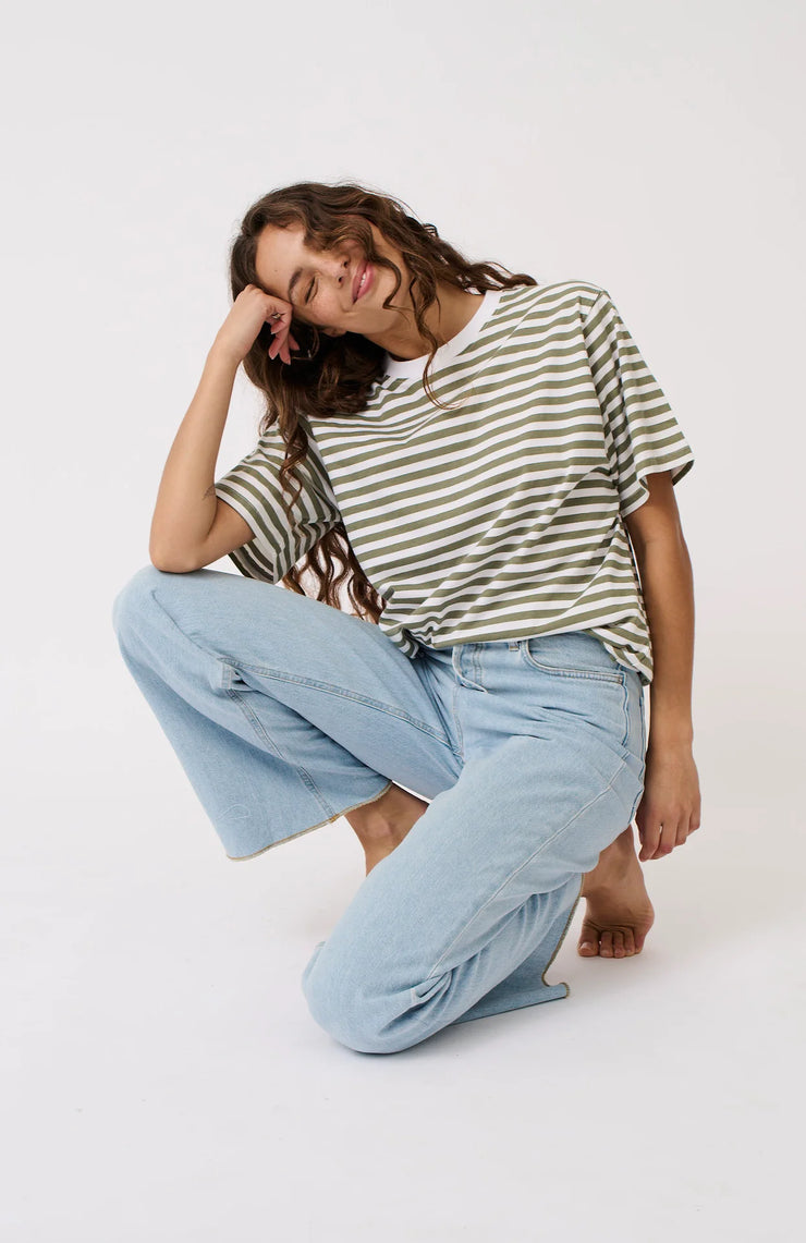 Sophie Tee -Palm Stripe