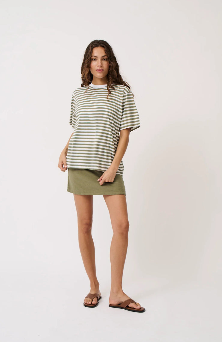 Sophie Tee -Palm Stripe