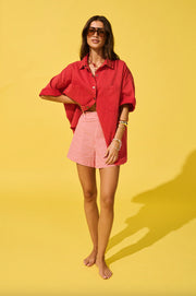 (PRE-ORDER) Stella Denim Shirt - Ruby Denim