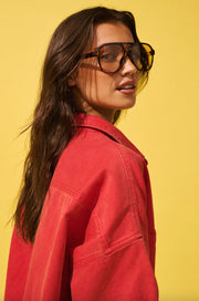 (PRE-ORDER) Stella Denim Shirt - Ruby Denim