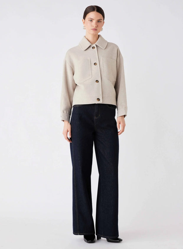 Esmaeé - Stopover Jacket - Cream Chevron