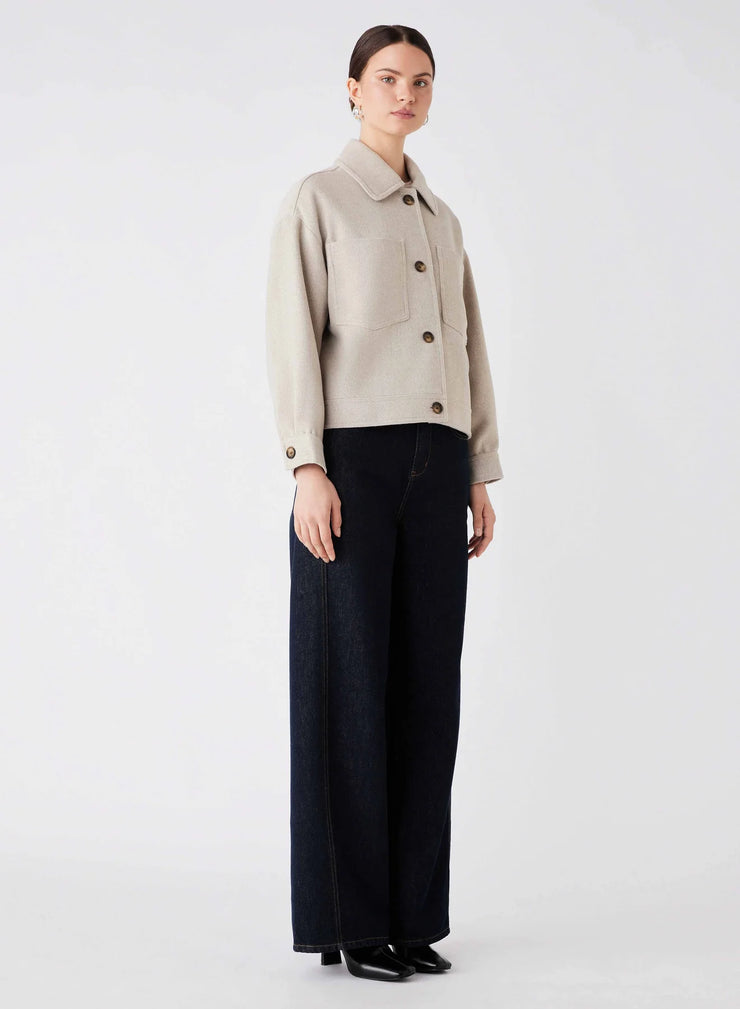 Esmaeé - Stopover Jacket - Cream Chevron