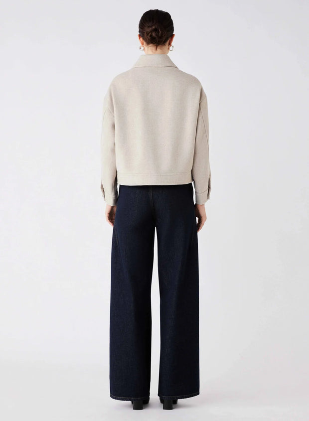 Esmaeé - Stopover Jacket - Cream Chevron