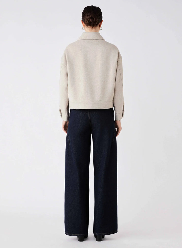 Esmaeé - Stopover Jacket - Cream Chevron