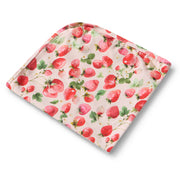 Jersey Wrap & Top Knot Set - Strawberry