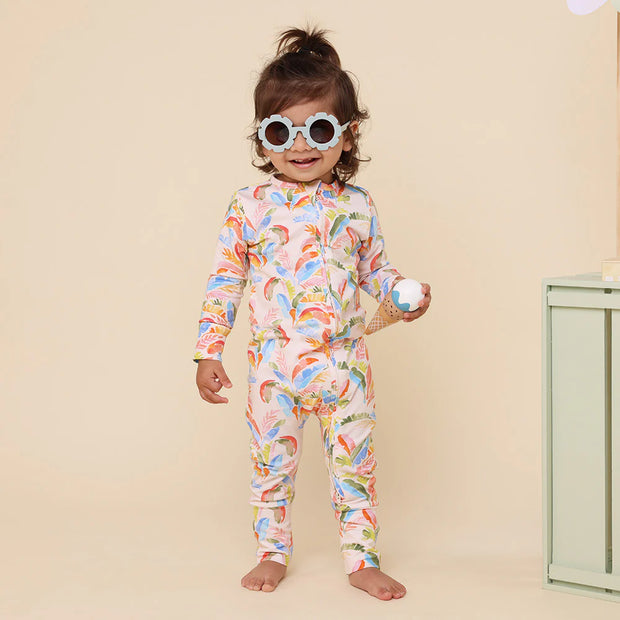 Snugglesuit Convertible Romper - Summer Palm