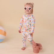 Snugglesuit Convertible Romper - Summer Palm