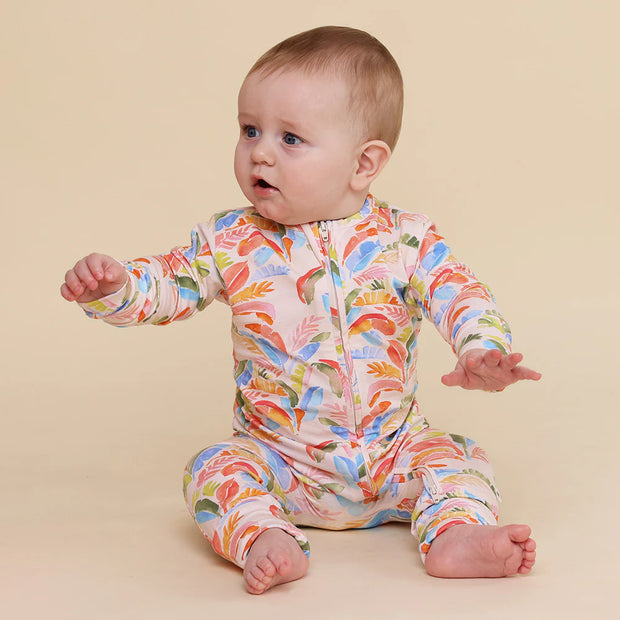 Snugglesuit Convertible Romper - Summer Palm