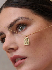 Sun Charm Necklace - 18K Gold Plated