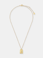 Sun Charm Necklace - 18K Gold Plated