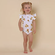 Short Sleeve Bodysuit - Sunflower