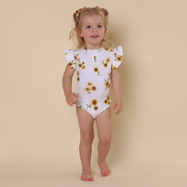 Short Sleeve Bodysuit - Sunflower