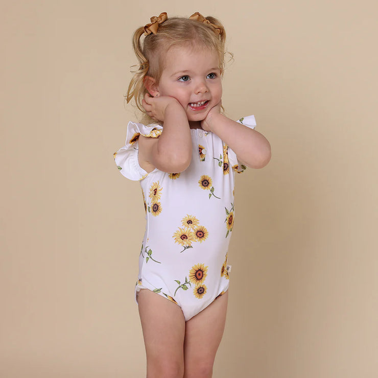 Short Sleeve Bodysuit - Sunflower