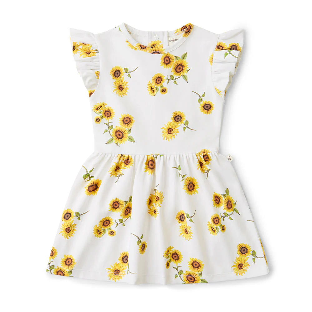 Baby sunflower dress discount