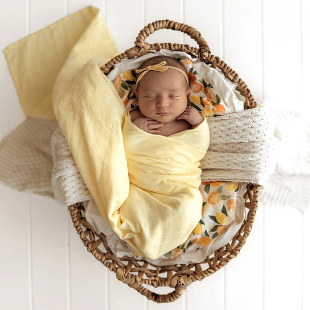 Organic Muslin Wrap - Sunlight