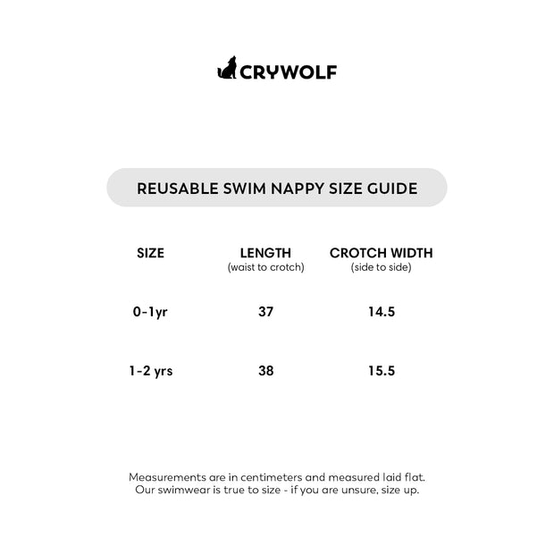 CRYWOLF Re-Usable Swim Nappy - Flower Market