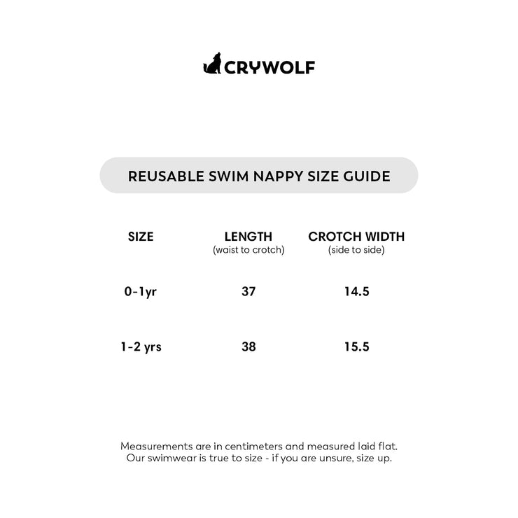 CRYWOLF Re-Usable Swim Nappy - Flower Market