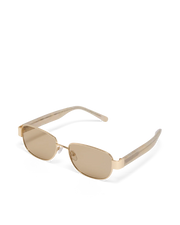 THE ADDISON - Gold Pearl Tort-Beige Sunglasses