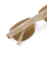 THE ADDISON - Gold Pearl Tort-Beige Sunglasses