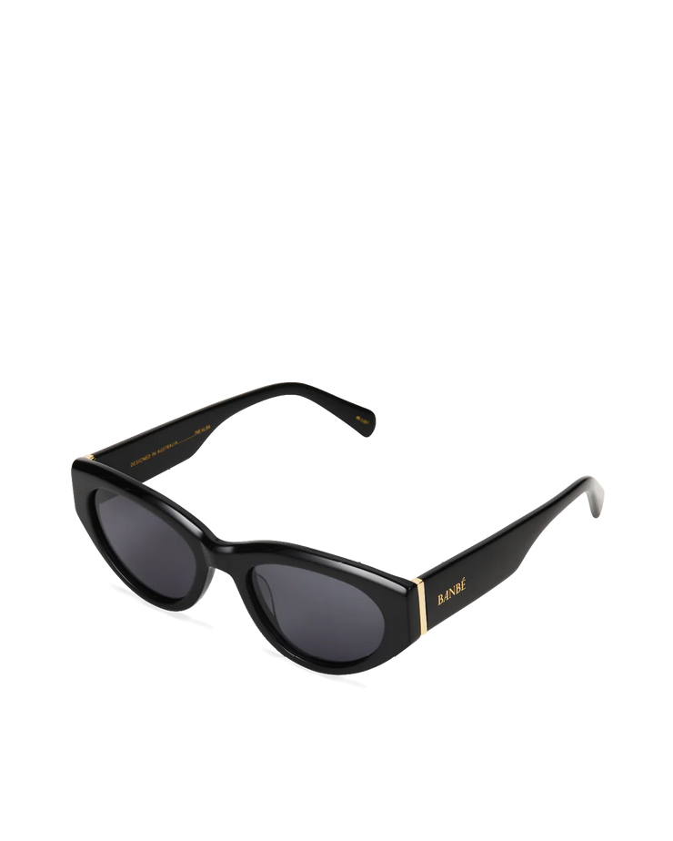 THE ALBA Black-Black Sunglasses