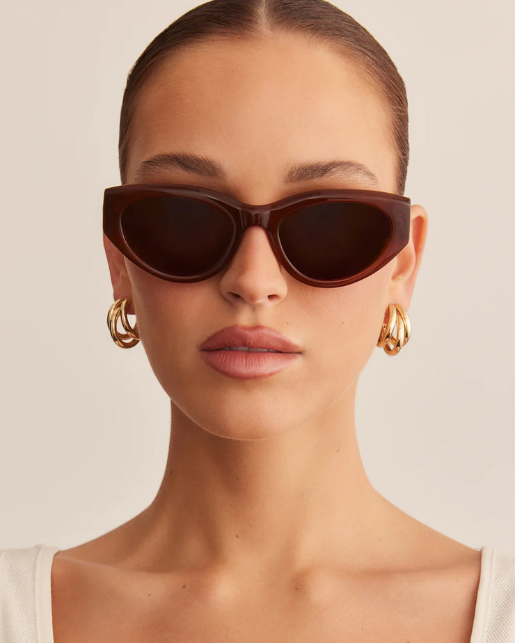 THE ALBA Cinnamon-Cinnamon Sunglasses
