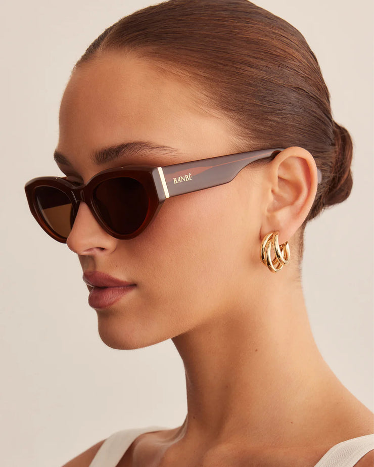 THE ALBA Cinnamon-Cinnamon Sunglasses