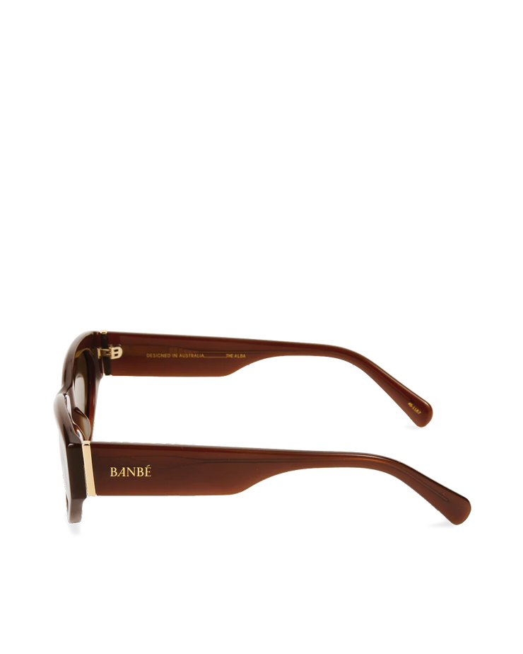 THE ALBA Cinnamon-Cinnamon Sunglasses