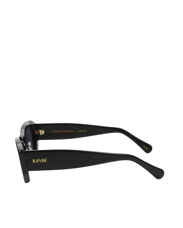 THE DIAZ - Black-Black Sunglasses