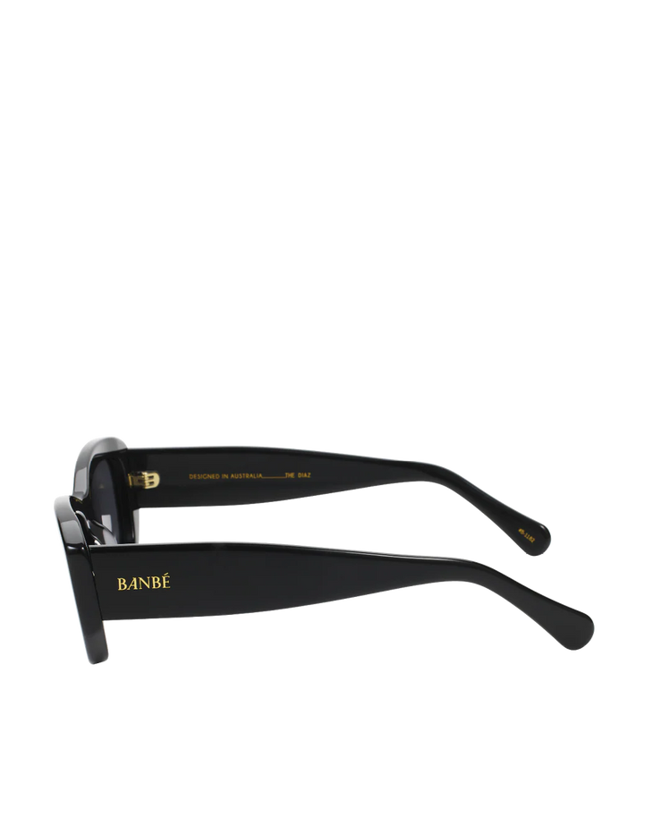 THE DIAZ - Black-Black Sunglasses
