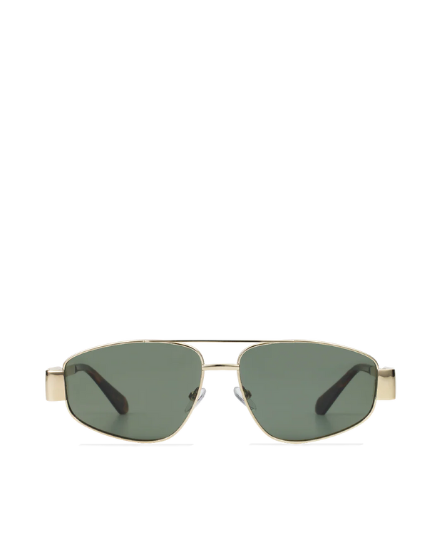 THE EARLE - Gold-Green Sunglasses