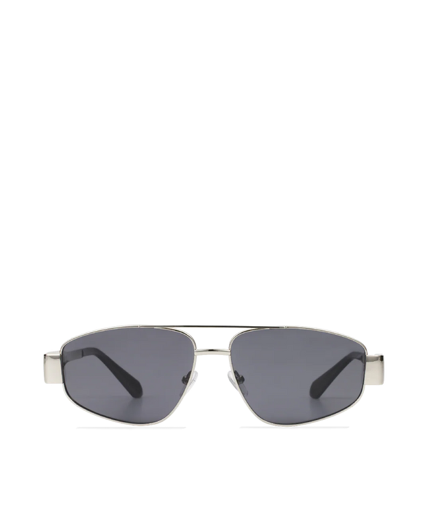 THE EARLE - Silver-Smoke Sunglasses