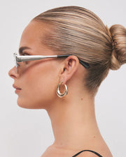 THE EARLE - Silver-Smoke Sunglasses