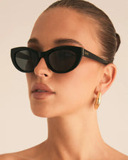 THE ESTELLA Black-Black Sunglasses