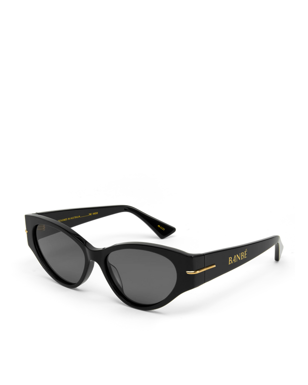 THE HADID Black-Jet Sunglasses